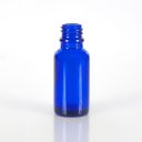 CAM ŞİŞELER 20 ml MAVİ ŞİŞE 100 ADETL  İÇTEN  DAMLALIKLI KAPAKLI