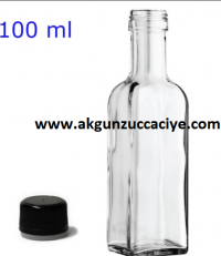 CAM ŞİŞELER 100 ML MARASKA CAM ŞİŞE 1 KOLİSİ 50 ADETLİ KOLİ